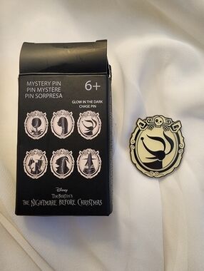 Loungefly Disney Nightmare Before Christmas Zero Chase Glow Mystery Pin BoxLunch